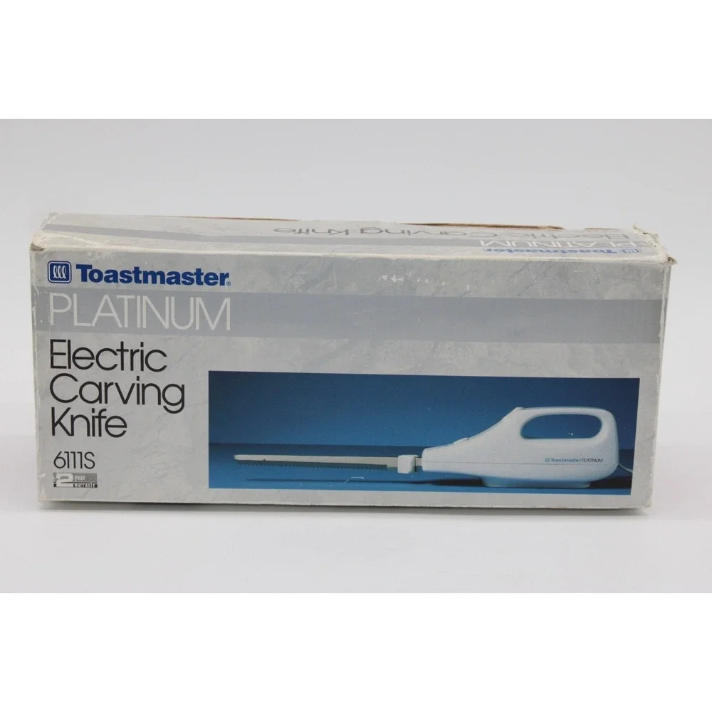Toastmaster Platinum Electric Carving Knife Model 6111S Open Box Never Used